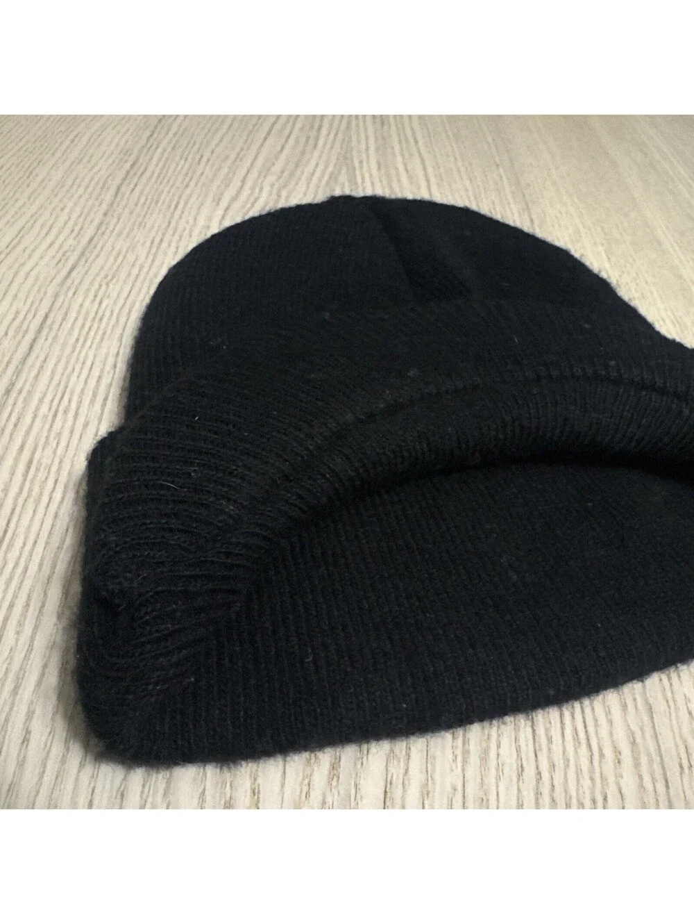 Vintage Famous Stars and Straps Beanie Black Red Embroidered Logo F Logo Y2K